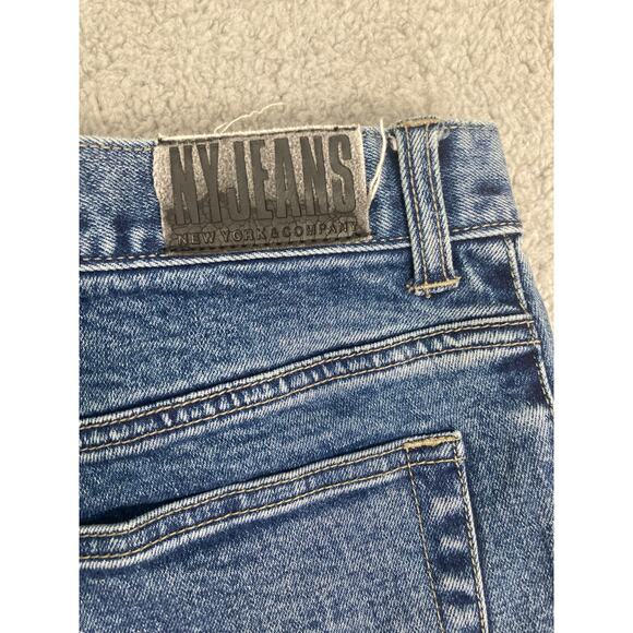 NY & Co. Jeans Women’s 10 Average Blue Denim Stretch Bootcut‎ Mid Rise - Picture 3 of 9